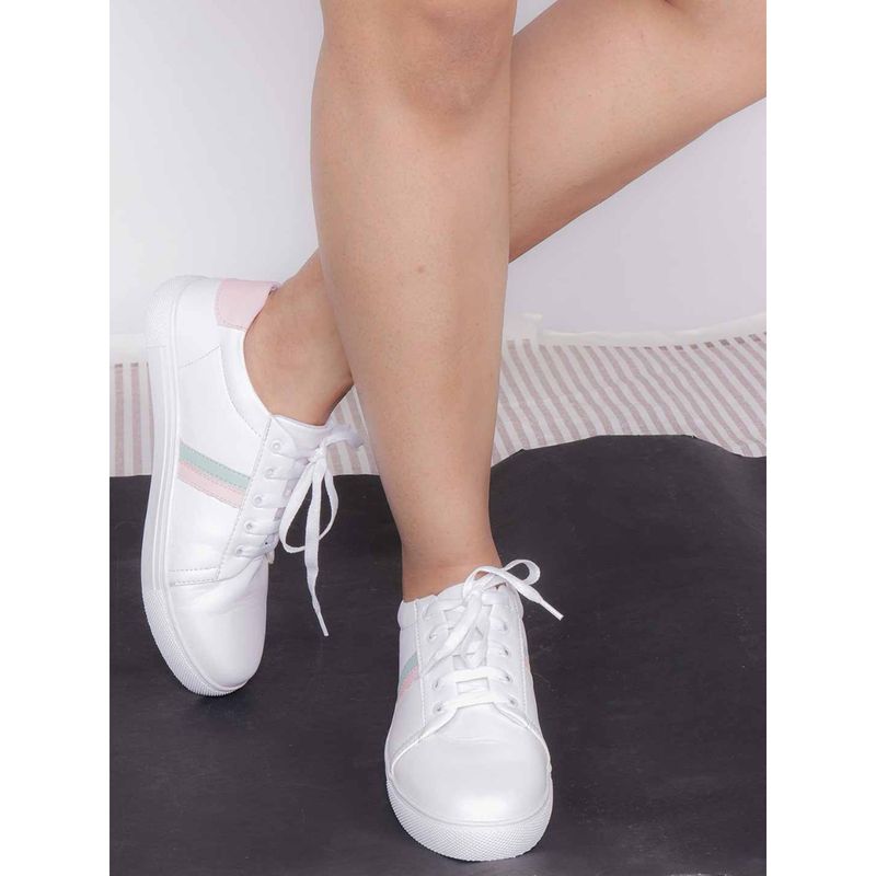 Shoetopia Women White Sneakers (Euro 39)