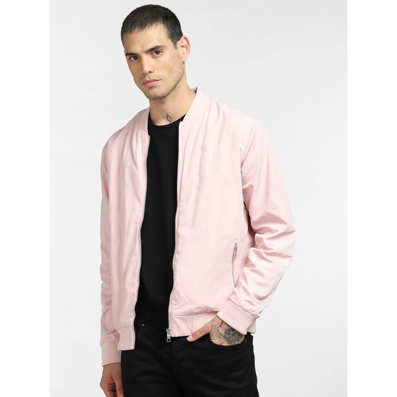 Jack & Jones Light Pink Bomber Jacket (M)