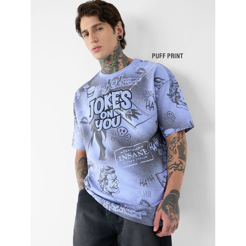 The Souled Store Joker: Jokes On You Men Oversized T-shirt (XL)