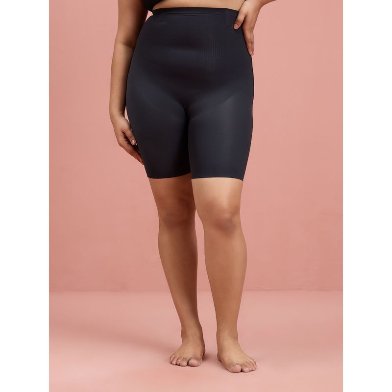 Nykd by Nykaa Bonded Seamless Tummy and Thigh Shapewear NYSH31 Black (XL)