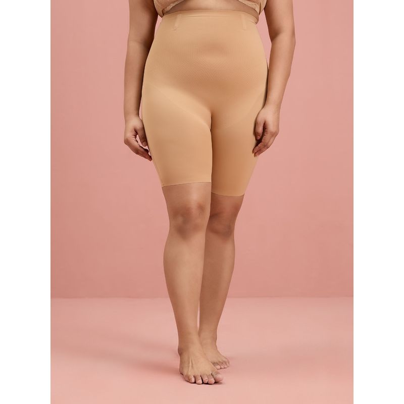 Nykd by Nykaa Bonded Seamless Tummy and Thigh Shapewear NYSH31 Brown (M)