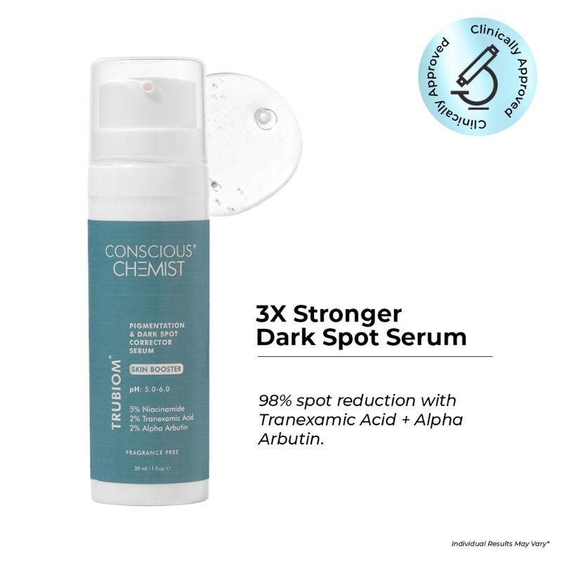 Conscious Chemist Trubiom 5% Niacinamide Serum + 2% Tranexamic Acid + 2% Alpha Arbutin Fragrance Free