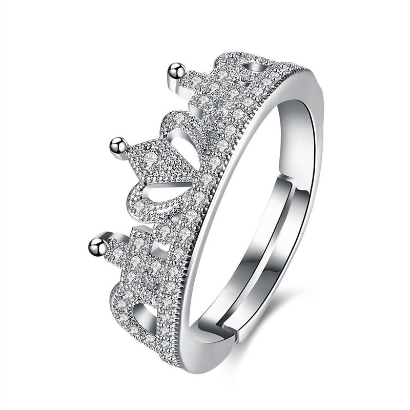 Platinum sales crown ring