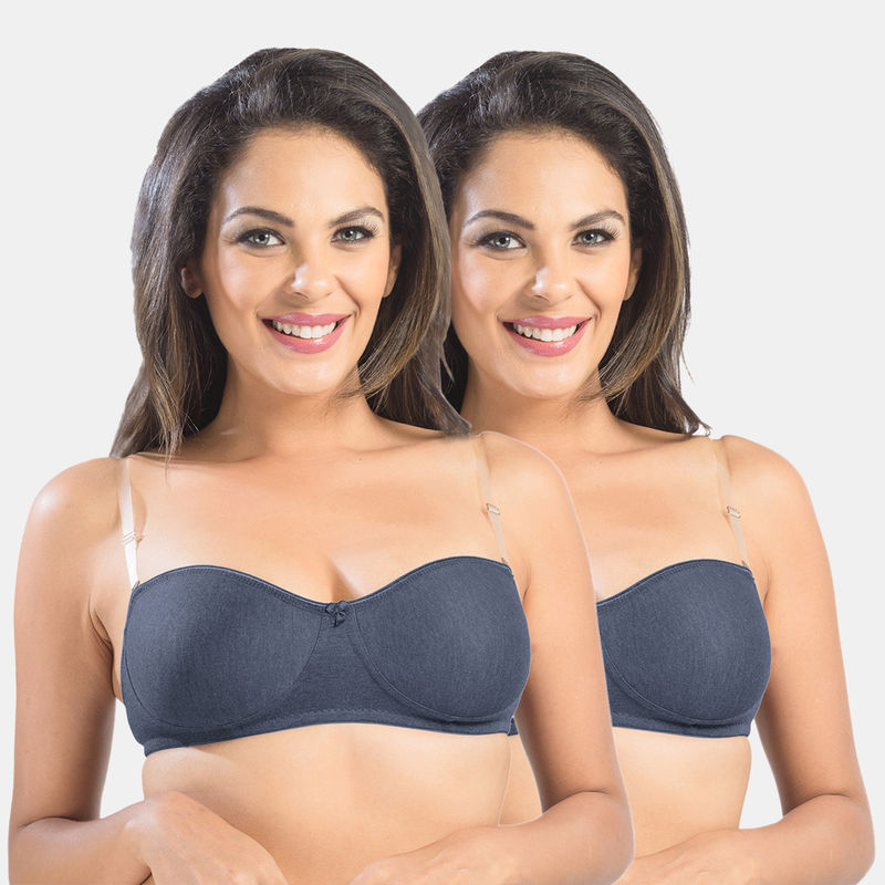 Sonari Ell-18 Double Leyerd T-Shirt Bra - Multi-Color (38B)