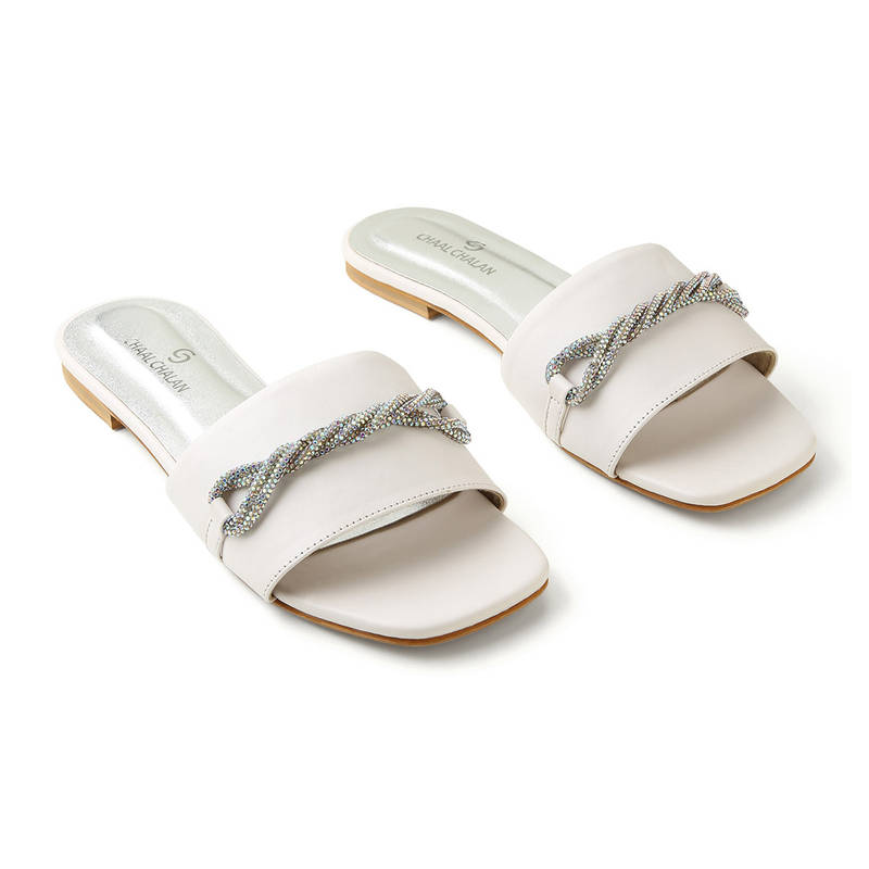 Chaal Chalan Zain White Flats (EURO 36)