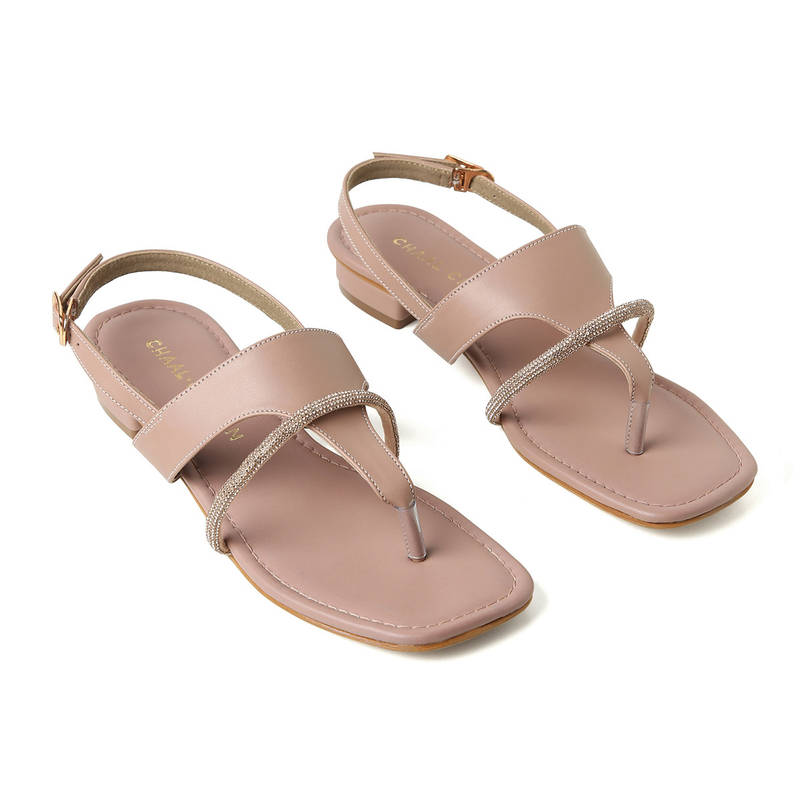 Chaal Chalan Aria Mauve Sandals (EURO 36)
