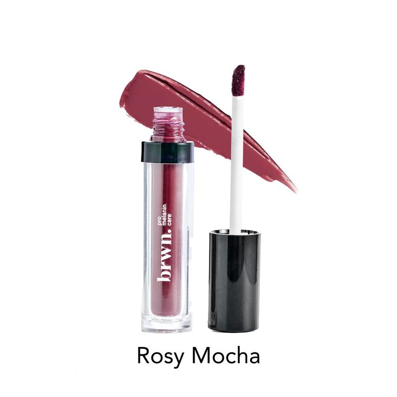 Brwn Matte Melt Liquid Lipstick - Rosy Mocha
