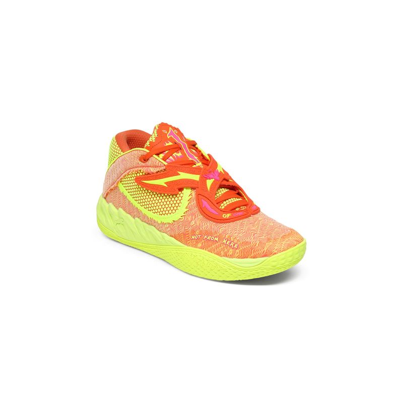 Puma MB.05 Rick and Morty Basketball Shoes - Orange (UK 12)