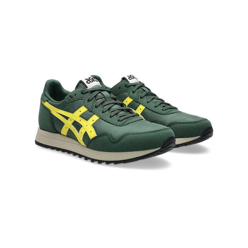 ASICS Mens Green Tiger Runner Ii Walking Shoes (US 10)
