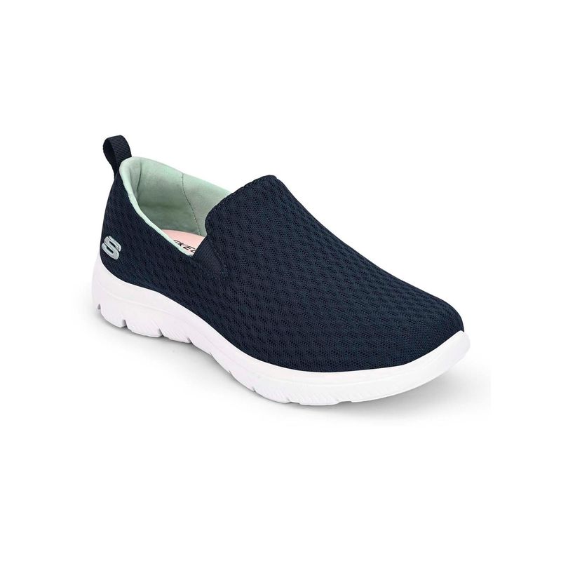 SKECHERS Womens Navy Blue Summits Running Shoes (UK 5)