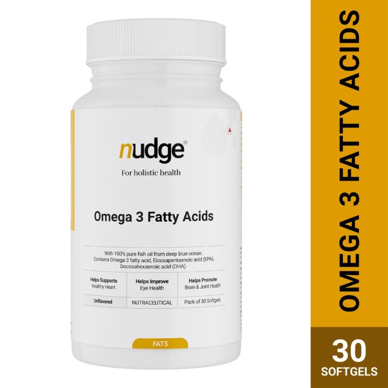 Nudge Omega 3 Fish Oil Capsules