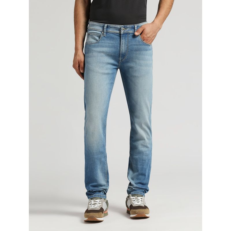 Pepe Jeans Vapour Mid Rise Slim Fit Powerflex Jeans (30)