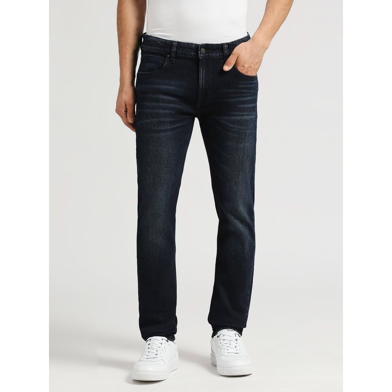 Pepe Jeans Vapour Straight Fit Low Waist Jeans-Blue (30)