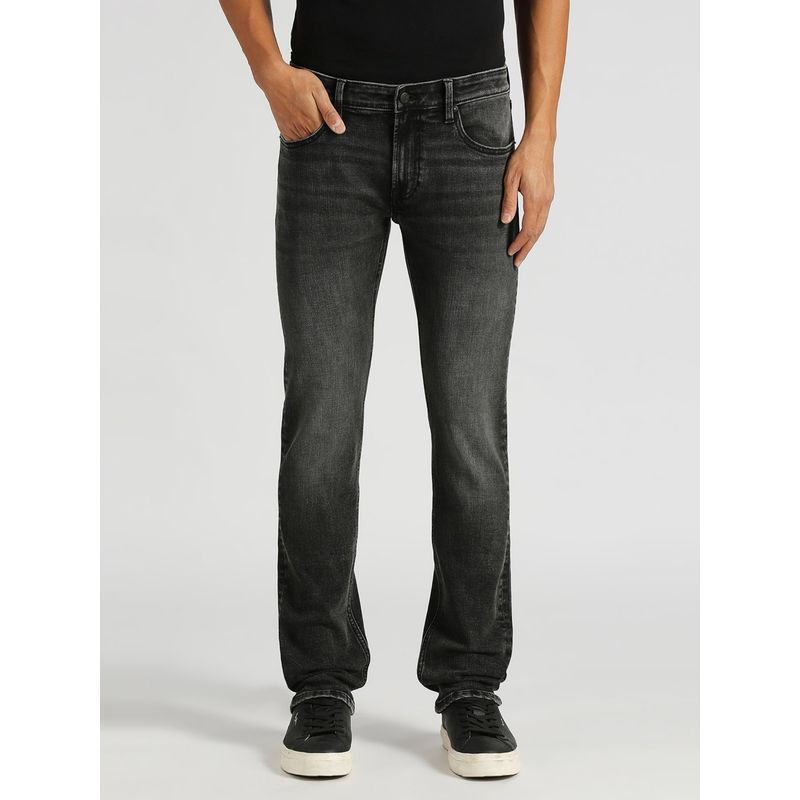 Pepe Jeans Vapour Slim Fit Mid Waist Jeans-Black (38)