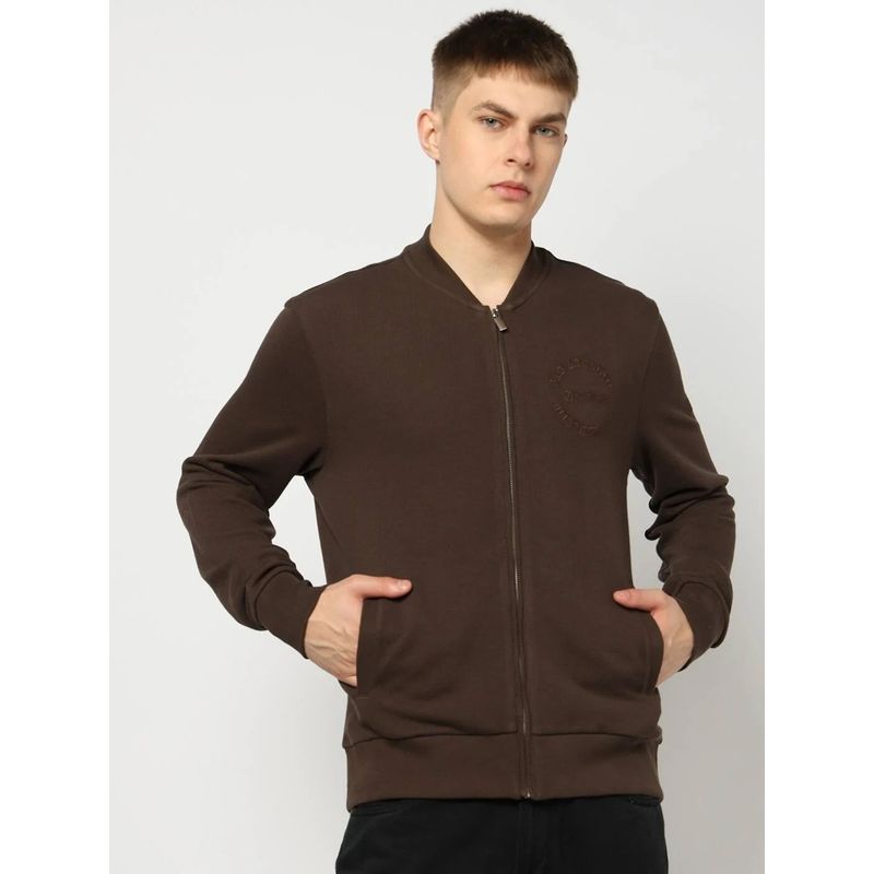 GAP Men's Brown Baseball Collar Jacket (S)