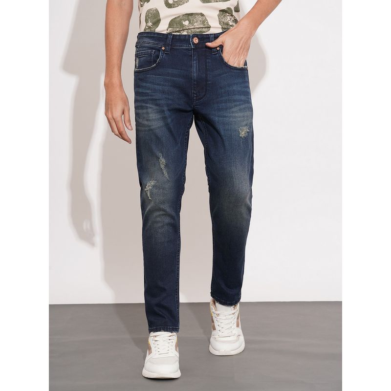 Being Human Blue Dark Tone Slim Fit Jeans (30)