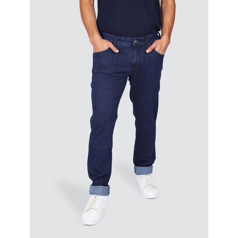 Wrangler Men Blue Slim Tapered Fit Jeans (32)