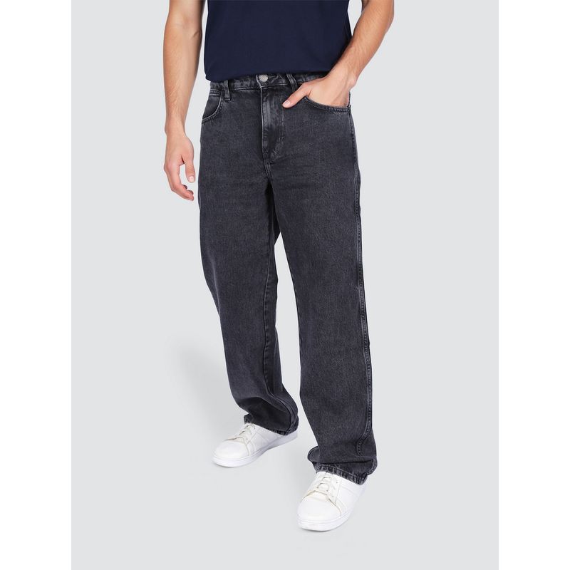 Wrangler Men Black Redding Comfort Fit Jeans (38)