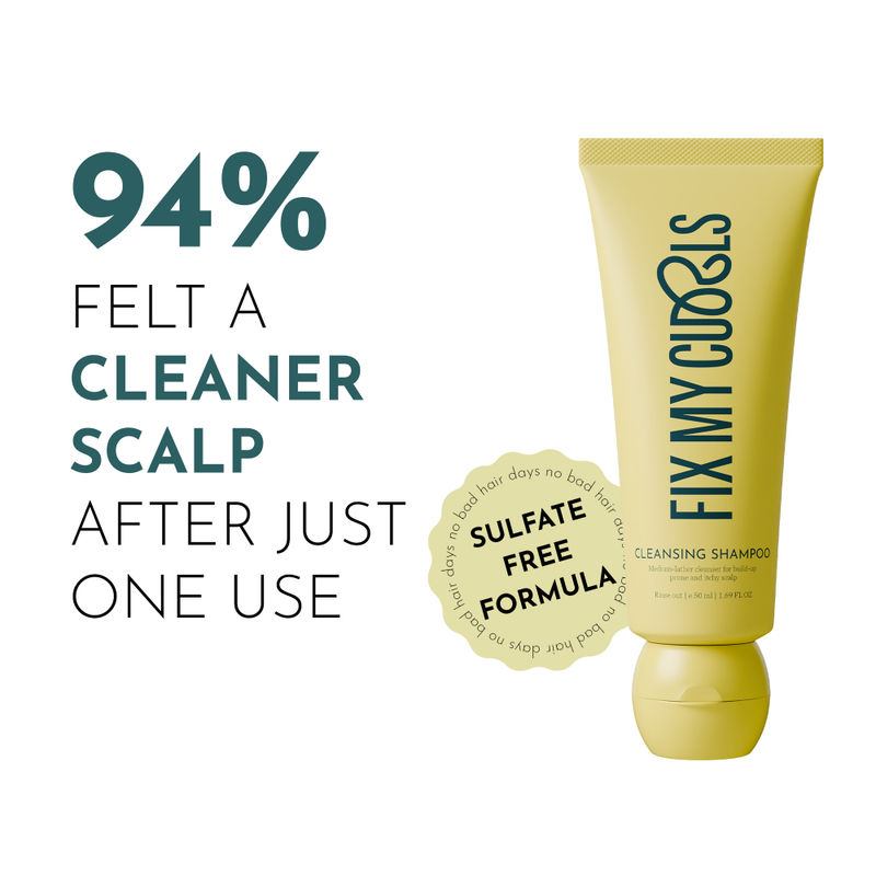 Fix My Curls Cleansing Shampoo For Curly And Wavy Hair