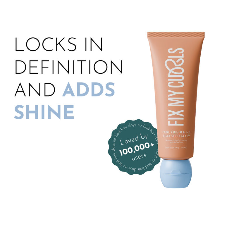 Fix My Curls Curl Quenching Flax Seed Gelly Drynees & Frizz Control