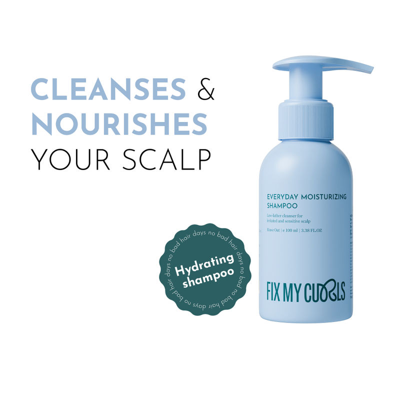 Fix My Curls Everyday Moisturizing Shampoo For Curly And Wavy Hair