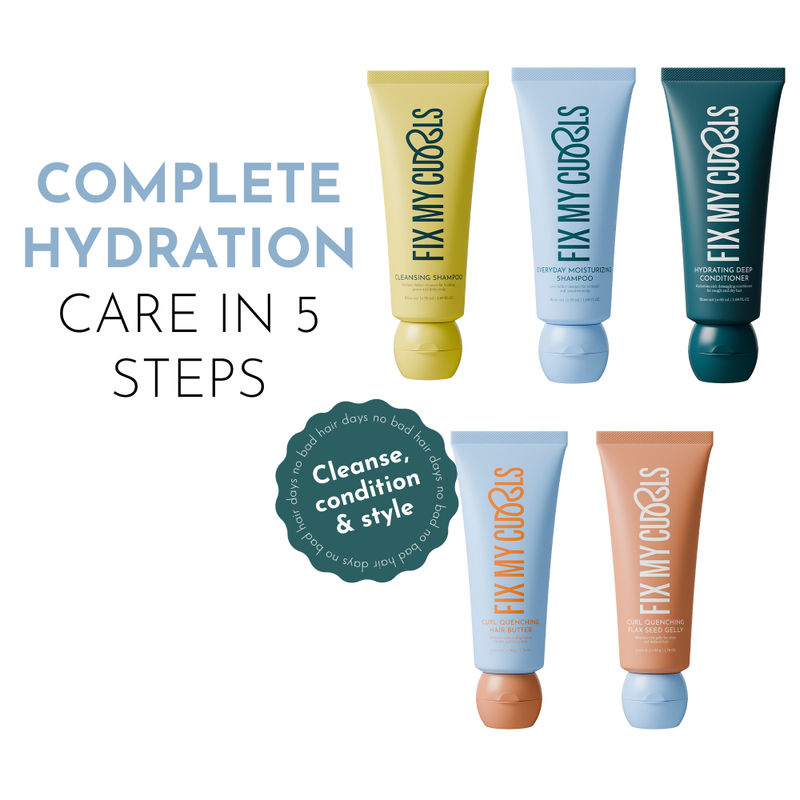 Fix My Curls 5 Steps Moisture Combo
