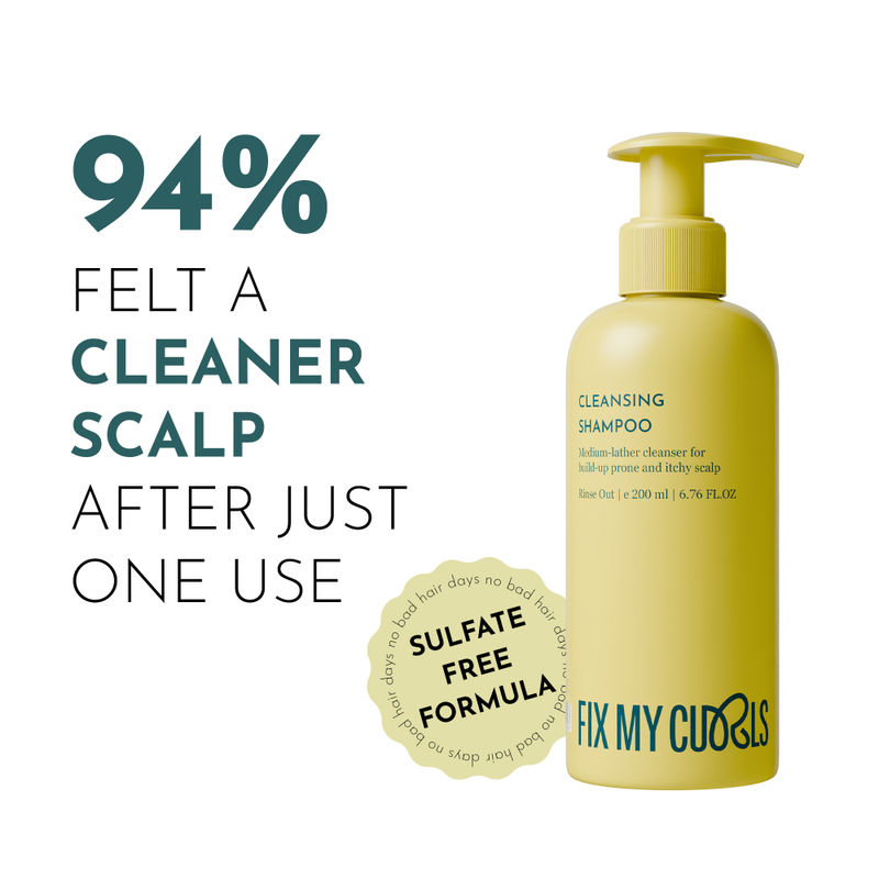 Fix My Curls Cleansing Shampoo For Curly And Wavy Hair