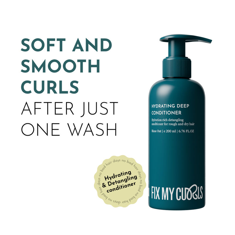 Fix My Curls Hydrating Deep Conditioner For Curly And Wavy Hair