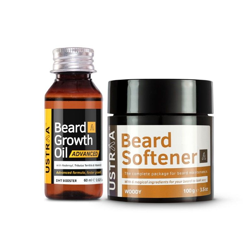 Buy Ustraa Beard Growth Oil Advanced & Beard Softener Online