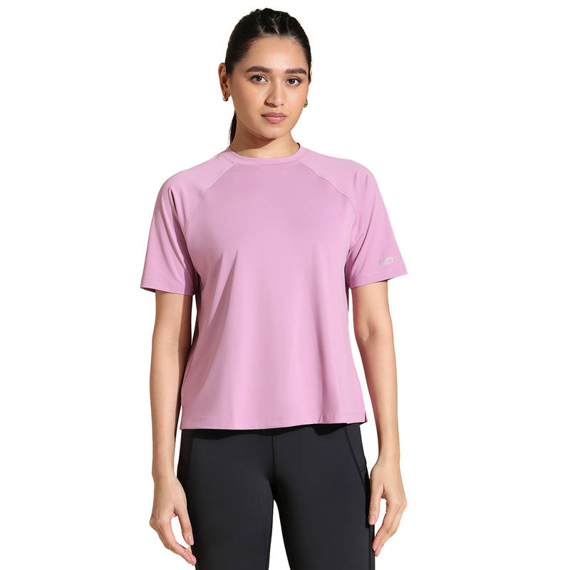 Silvertraq Women Pink Traqfit Raglan T-Shirt (XS)