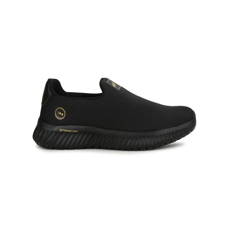 Campus OXYFIT Black Casual Shoes (UK 8)