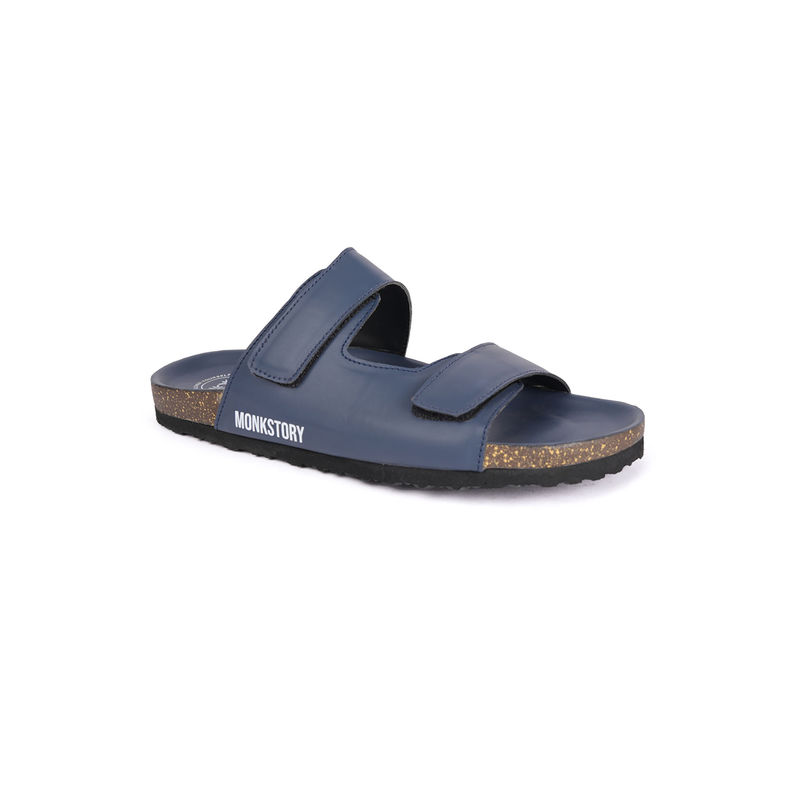 Monkstory Cork Dual Straps Sandals Blue (UK 7)