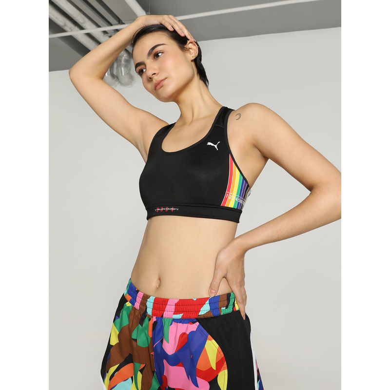 Puma PRIDE 4KEEPS - P Women Black Sports Bra (XS)