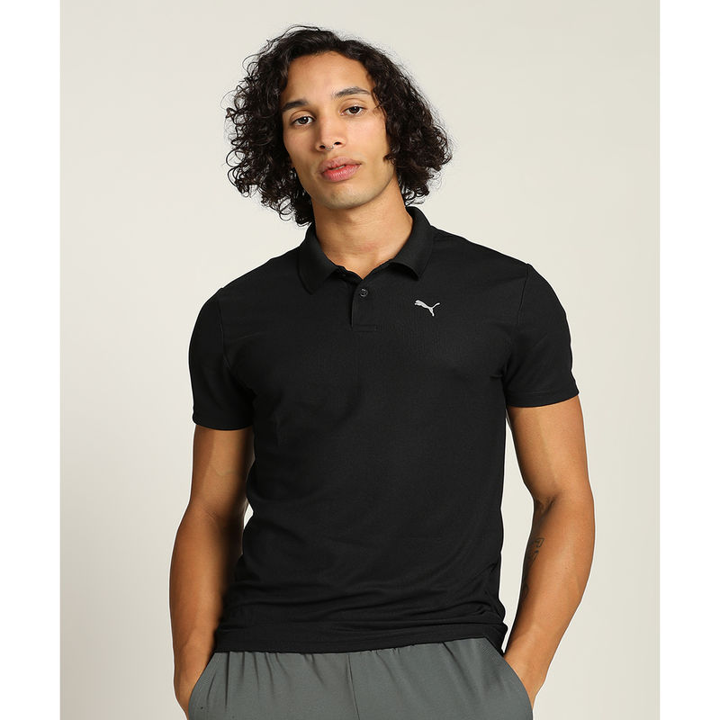 Puma PERFORMANCE Polo T-Shirt Men Black (M)