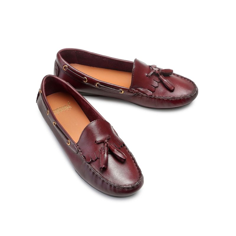 Churchill & Company Comfort Burgundy Loafer (EURO 37)