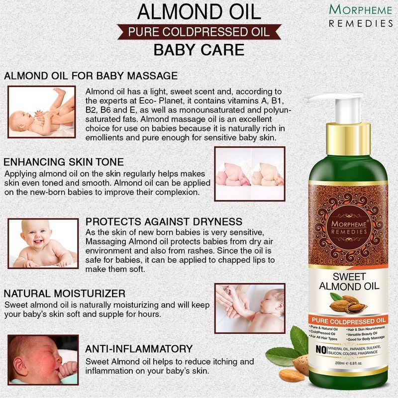 almond oil good for baby skin