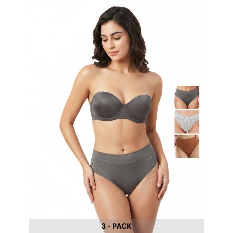 Curwish Women's Seamless Hipsters (Pack Of 3) (S)