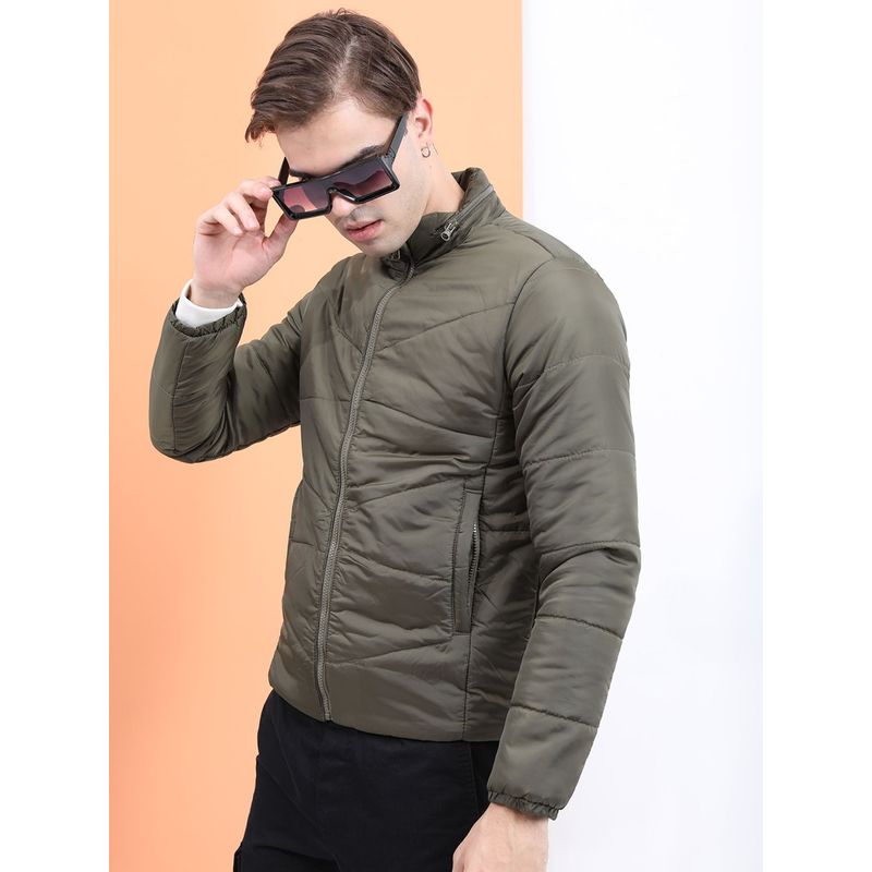 HIGHLANDER Men Puffer Jacket-Purple (L)