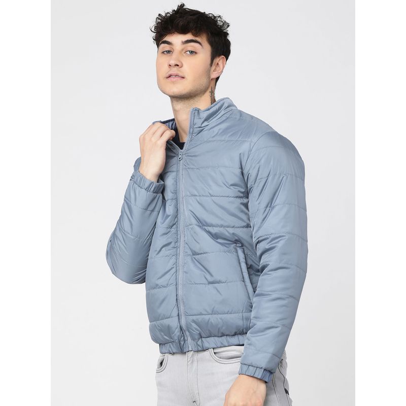 HIGHLANDER Men Puffer Jacket-Blue (M)