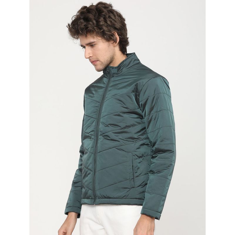 HIGHLANDER Men Puffer Jacket-Green (L)
