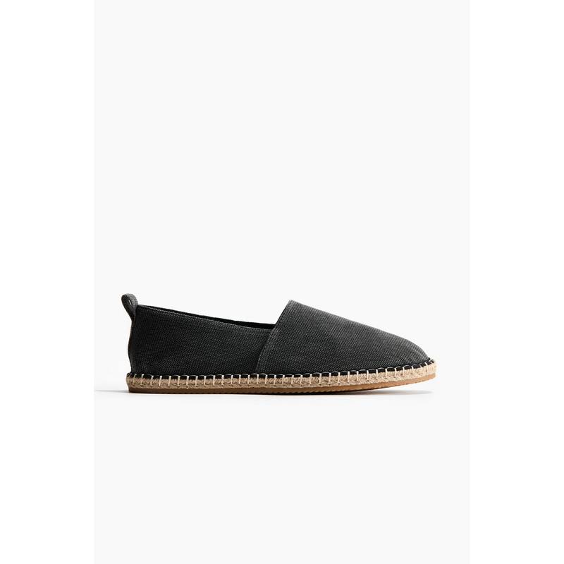 H&M Men Black Canvas espadrilles (UK 7.5)