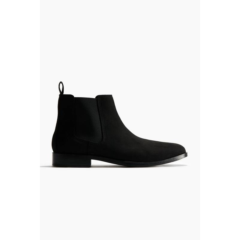 H&M Men Black Chelsea boots (UK 9.5)