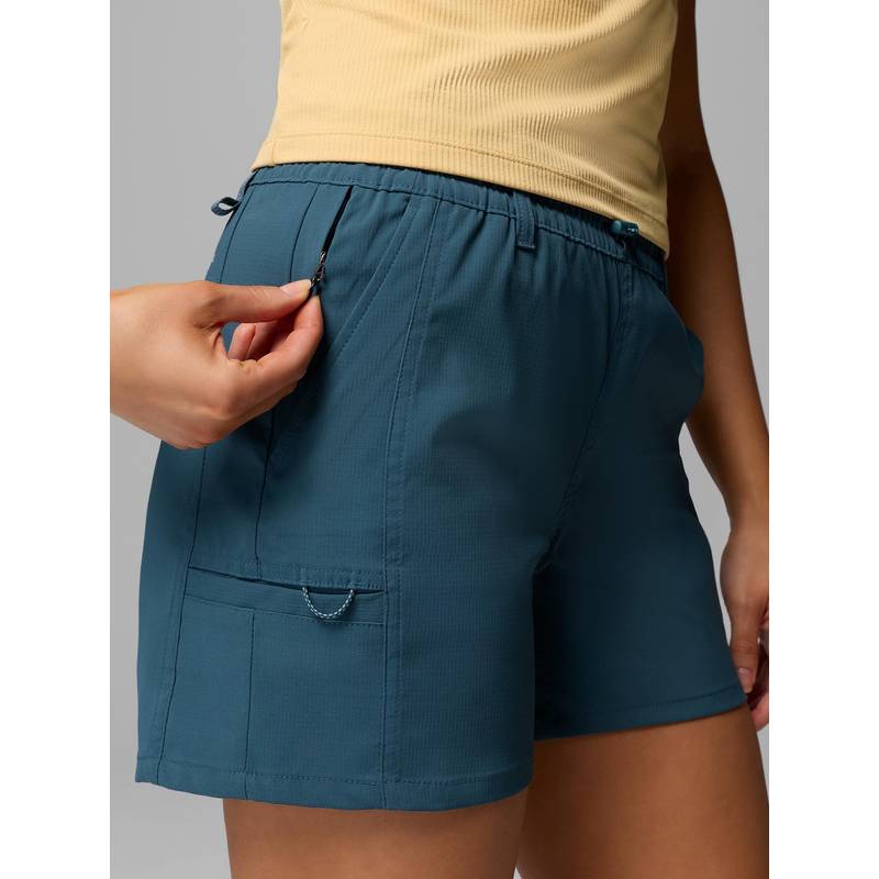 Columbia Women Blue Omni-Shield Weekend Rays Water Sports Shorts (L)