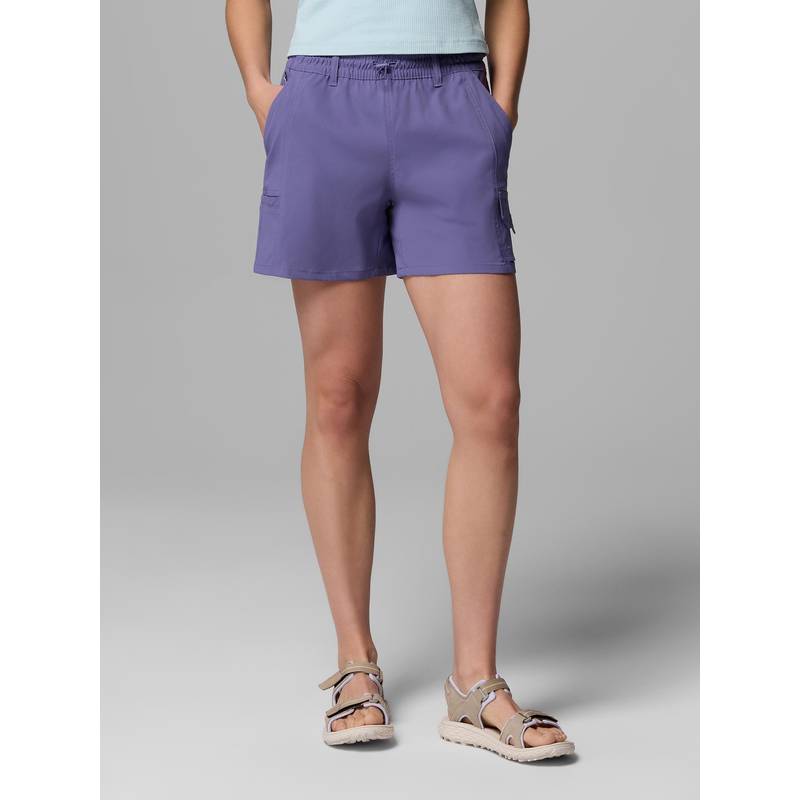 Columbia Women Purple Omni-Shield Weekend Rays Water Sports Shorts (L)