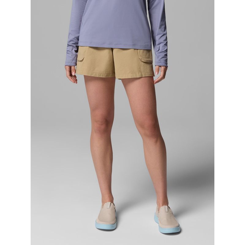 Columbia Women Beige Wild Cast Regular Fit Shorts (M)