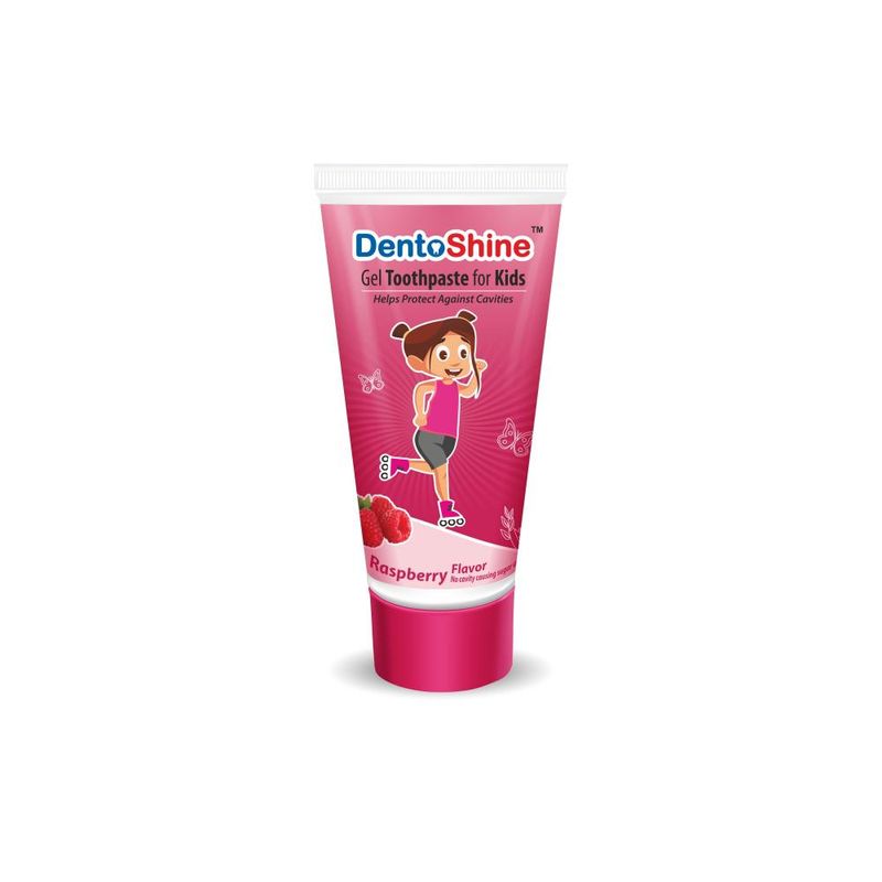 Buy Dentoshine Gel Toothpaste Raspberry Flavor (dora) For Kids Online