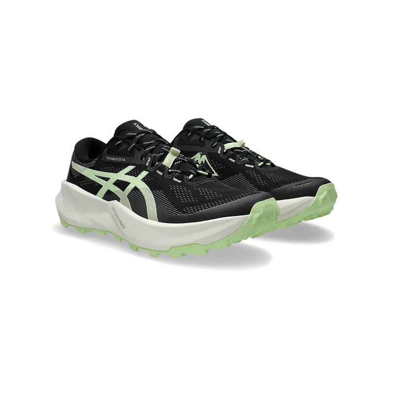 ASICS Men Black TRABUCO 14 Running Shoes(UK 6)