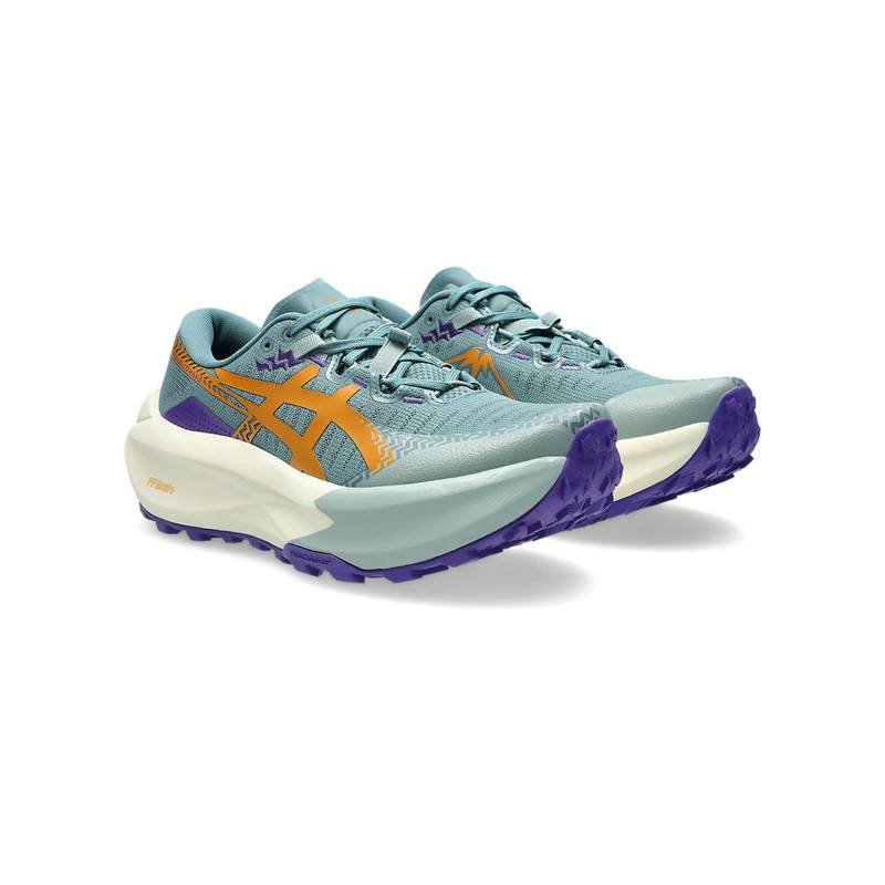 ASICS Women Teal TRABUCO MAX 5 Running Shoes(UK 4)