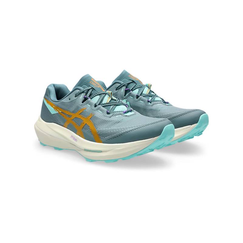 ASICS Unisex Teal FUJISPEED 4 Running Shoes(UK 9)