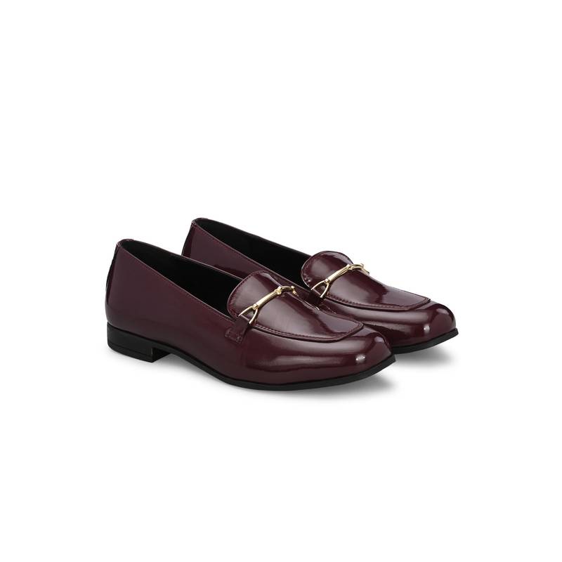 Delize Women Maroon Loafers (EURO 36)